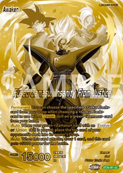 Zamasu // Fused Zamasu, Insanity From Justice (Championship Golden