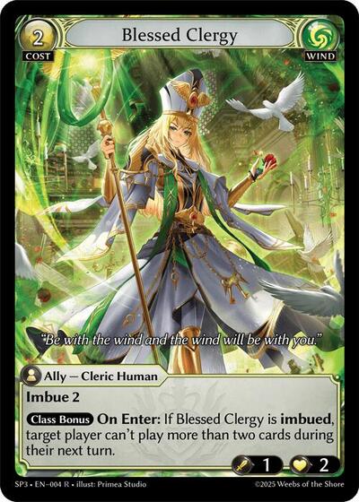 Blessed Clergy card