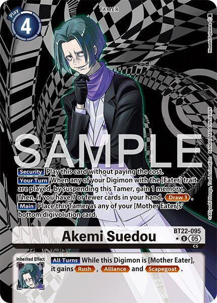 Akemi Suedou Alternate Art digimon card