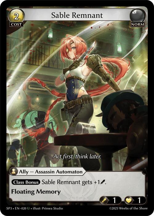 Sable Remnant - Supporter Pack 3 - Grand Archive TCG - TCGplayer.com
