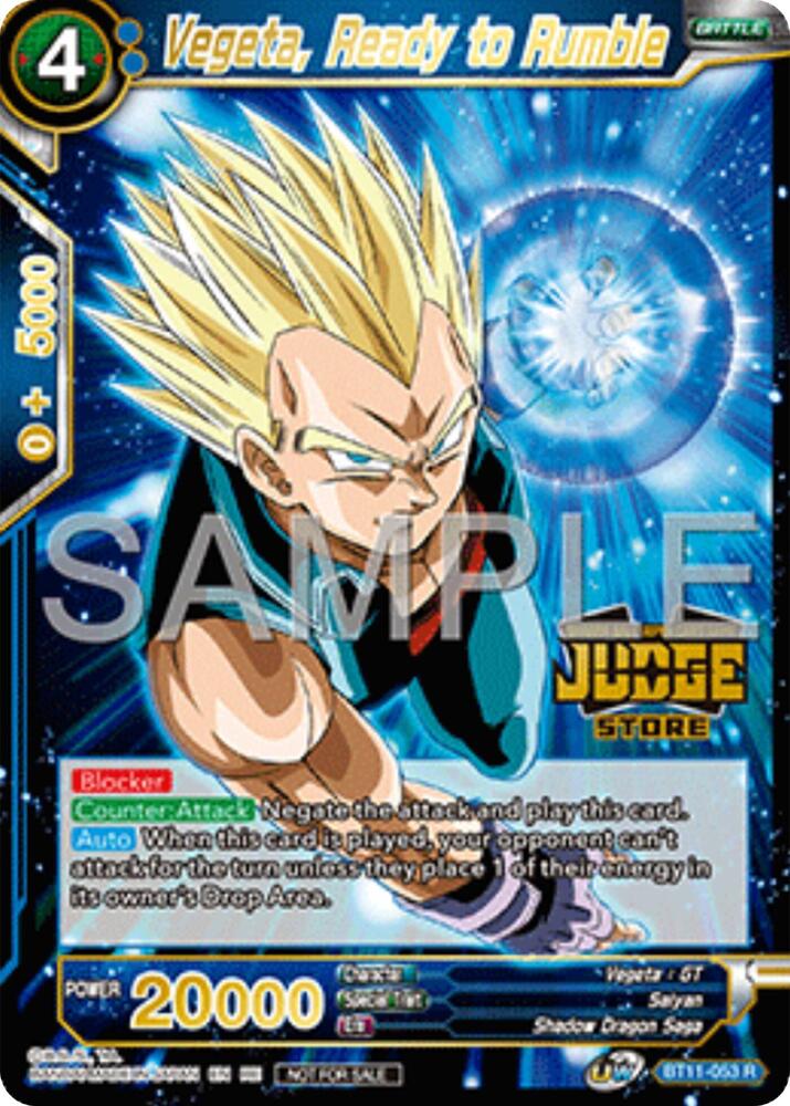 Vegeta, Ready to Rumble (Judge Pack Vol.17) (Store) - Judge