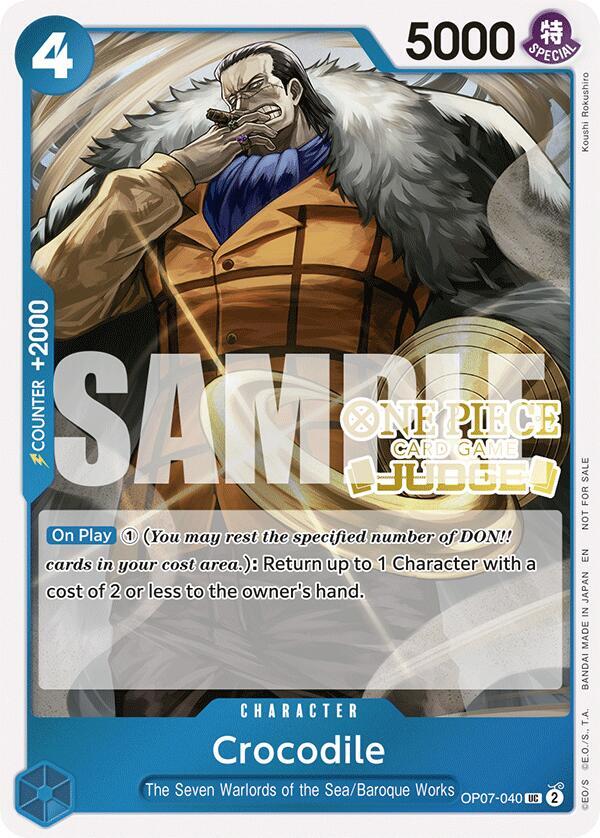 Crocodile (Judge Pack Vol. 6) - One Piece Promotion Cards - One