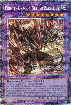 遊戯王 DUAD-EN035 原石竜ネザー・ベルセリウス Primite Dragon Nether Berzelius (英語版 1st Edition スターライトレア) Duelist’s Advance Primite Dragon Nether Berzelius (Starlight Rare) - Duelist's