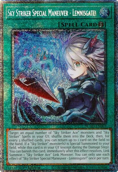 遊戯王 DUAD-EN069 閃刀亜式−レムニスゲート Sky Striker Special Maneuver - Lemnisgate! (英語版 1st Edition スターライトレア) Duelist’s Advance 641283_in_600x600.jpg