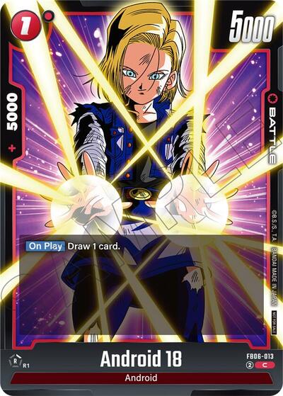 Android 18 (Limited Pack 02) card