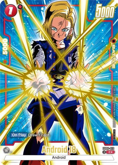 Android 18 (Limited Pack 02) (Alternate Art) card