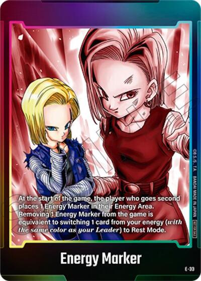 Energy Marker (E-33) card