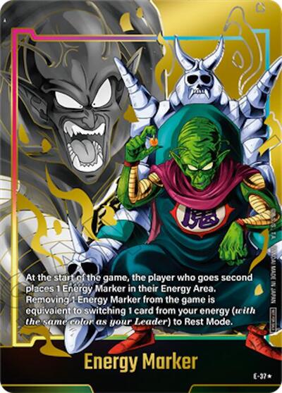 Energy Marker (E-37) (Gold) Fusion World Energy Markers None Dragon Ball card — value and price
