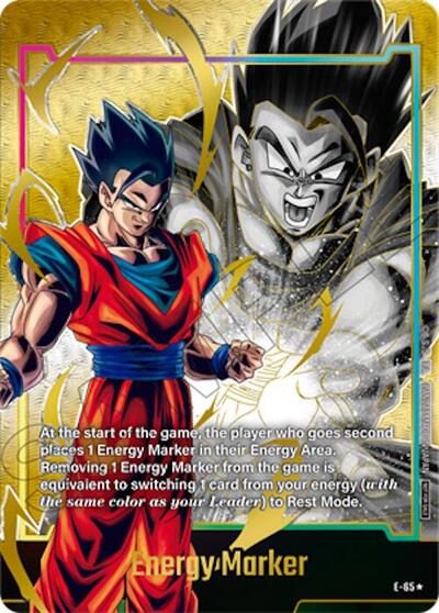 Energy Marker (E-65) (Gold) Fusion World Energy Markers None Dragon Ball card — value and price