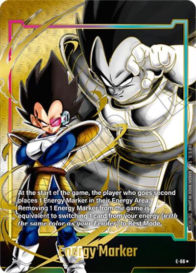 Energy Marker (E-66) (Gold) Fusion World Energy Markers None Dragon Ball card — value and price