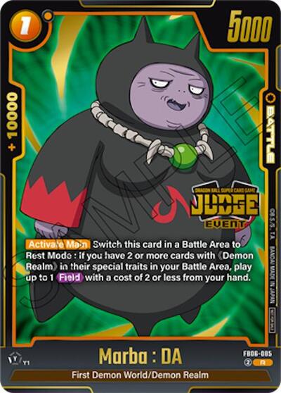 Marba : DA (Judge Pack (Event Judge) 04) card