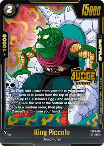 King Piccolo (Judge Pack (Event Judge) 04) card