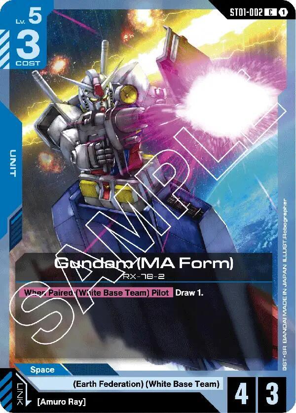 Gundam (MA Form) - Starter Deck 01: Heroic Beginnings - Gundam