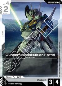 Gundam Aerial (Bit on Form) - Starter Deck 01: Heroic Beginnings - Gundam card