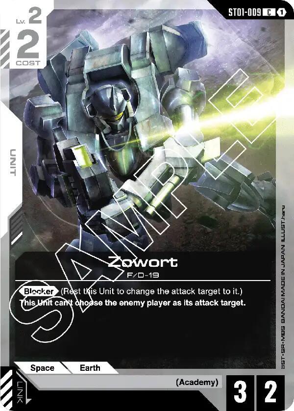 Zowort - Starter Deck 01: Heroic Beginnings - Gundam Card Game