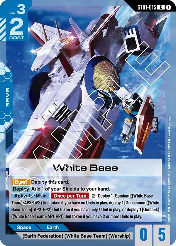 White Base - Starter Deck 01: Heroic Beginnings - Gundam Card Game White Base - Starter Deck 01: Heroic Beginnings - Gundam Card Game