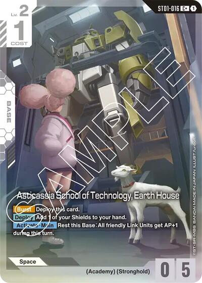 Asticassia School of Technology, Earth House (C+) card