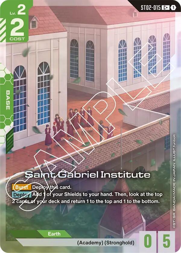 Saint Gabriel Institute (C+) - Starter Deck 02: Wings of Advance