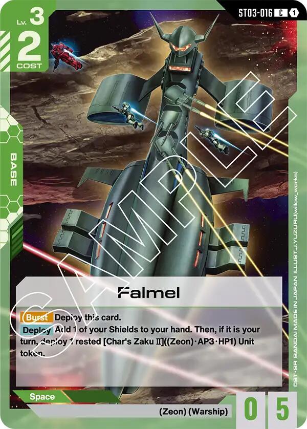 Falmel - Starter Deck 03: Zeon's Rush - Gundam Card Game