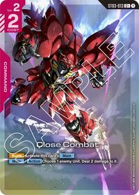 Close Combat (C+) - Starter Deck 03: Zeon's Rush - Gundam card