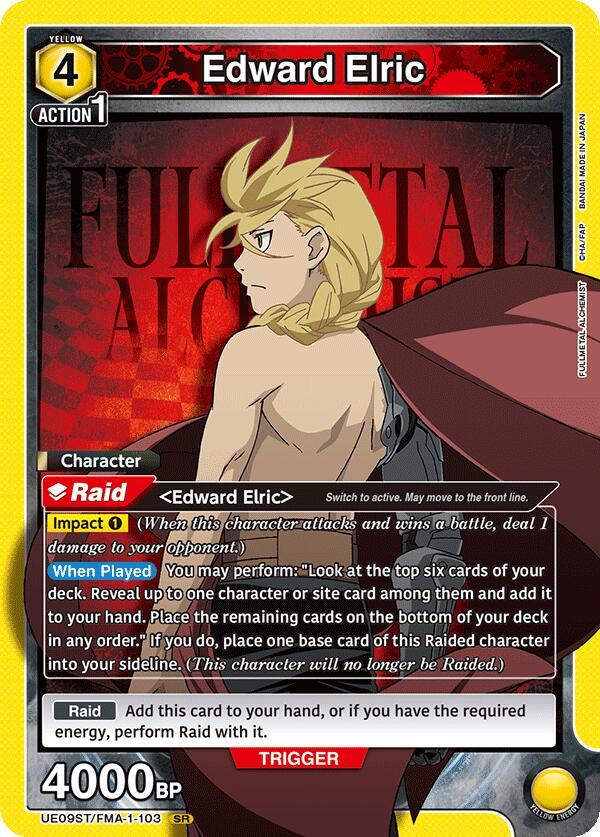 Edward Elric (103) - UE09ST: FULLMETAL ALCHEMIST Starter Deck