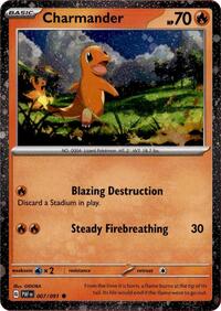 Charmander - 007/091 (Cosmos Holo) #007/091 from Miscellaneous Cards & Products Pokemon card image
