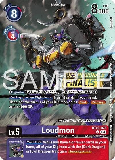Loudmon (Regionals 25-26 Season 2 Finalist) card