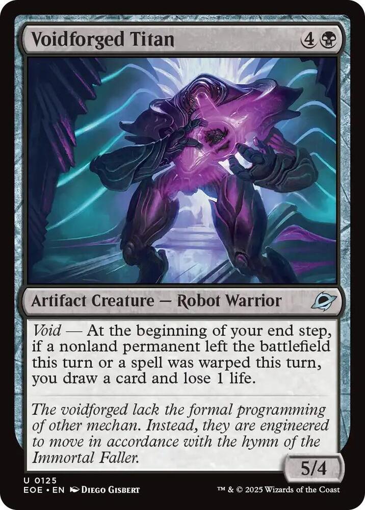 Voidforged Titan - Edge of Eternities - Magic: The Gathering