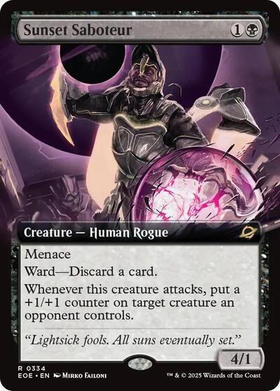 Sunset Saboteur Extended Art