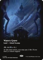 Watery Grave (Borderless) (Galaxy Foil) - Edge of Eternities Watery Grave (Borderless) (Galaxy Foil) - Edge of Eternities