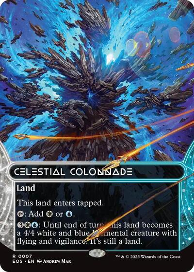 Celestial Colonnade 0007 Borderless