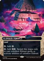 Eldrazi Temple (0104) (Borderless) (Galaxy Foil) - Edge of