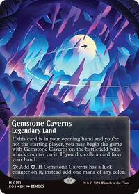 Gemstone Caverns (0151) (Borderless) (Galaxy Foil)