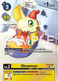 Shoemon (Box Topper) - Cyber Eden - Digimon card