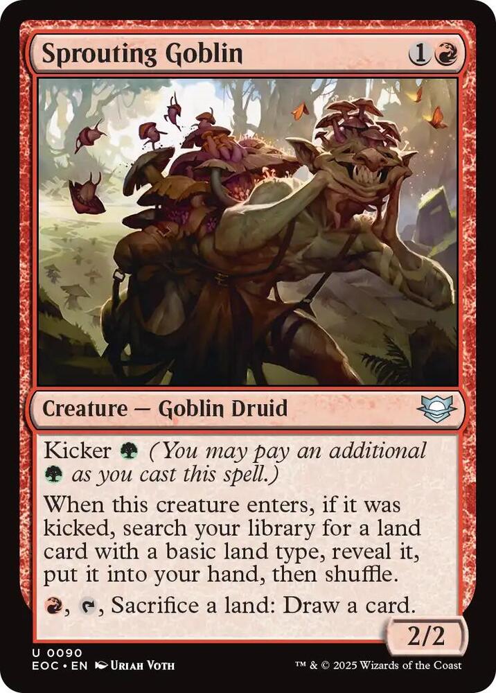 Sprouting Goblin 90 card