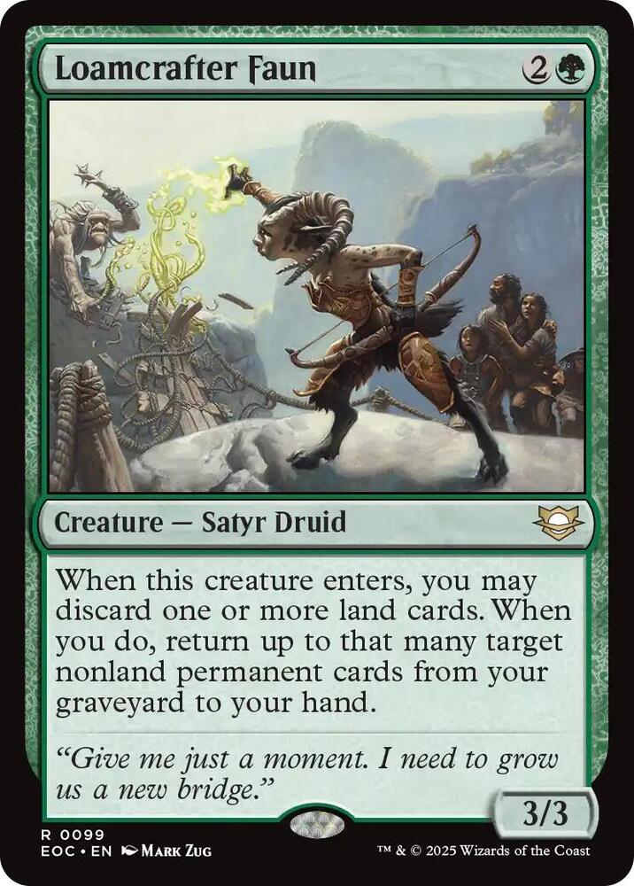 Loamcrafter Faun 99 card