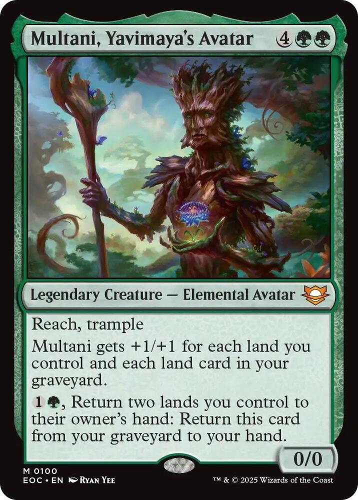 Multani, Yavimaya's Avatar 100 card