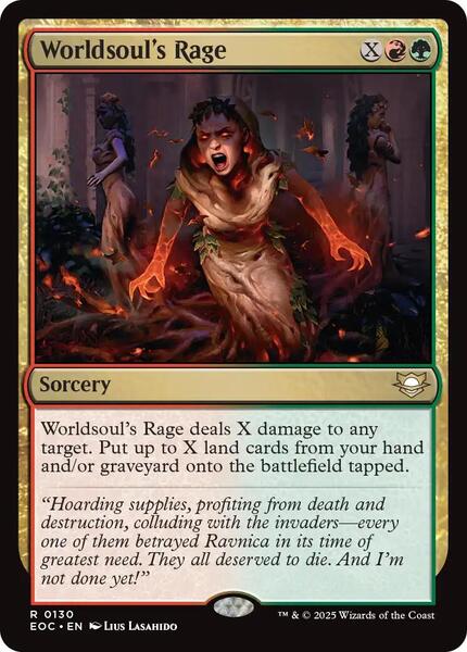 Worldsoul's Rage - Commander: Edge of Eternities - Magic: The