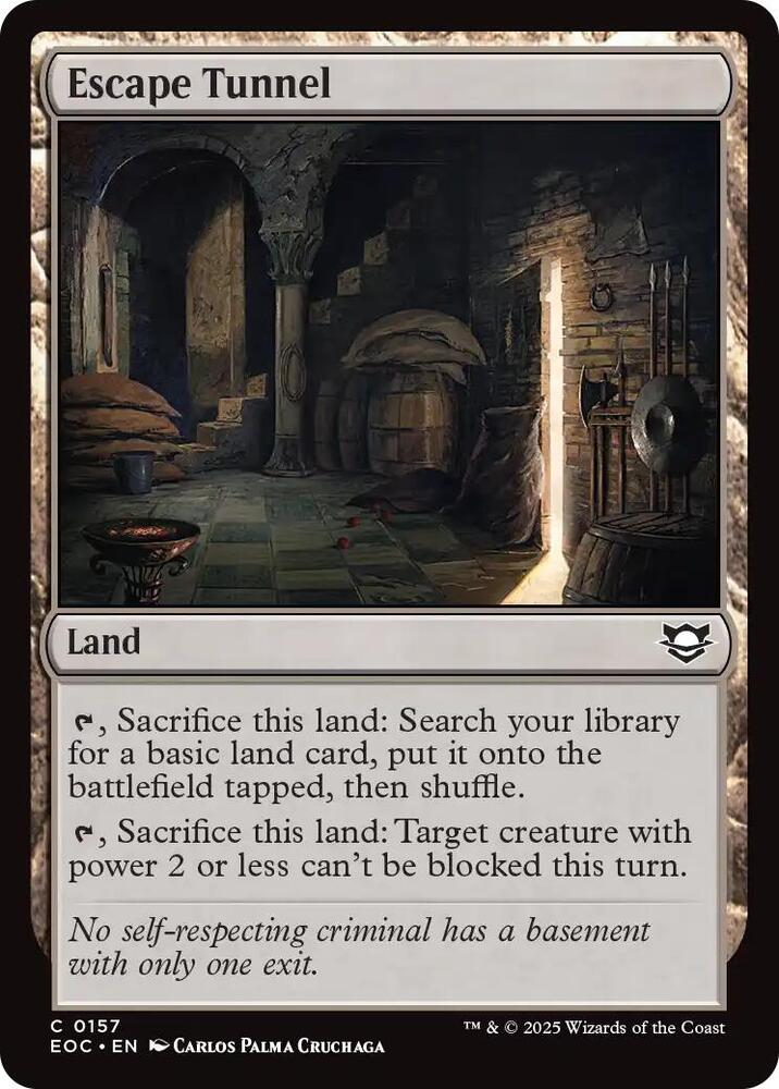 Escape Tunnel - Commander: Edge of Eternities - Magic: The Gathering