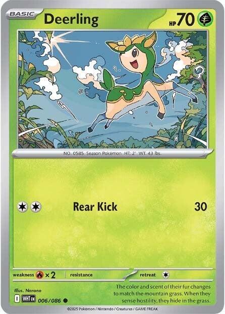 Deerling 006/086 from SV: White Flare