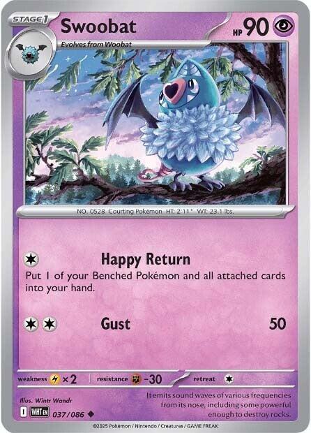 Swoobat 037/086 from SV: White Flare