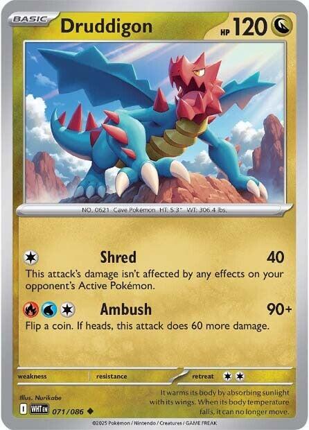 Druddigon 071/086 from SV: White Flare