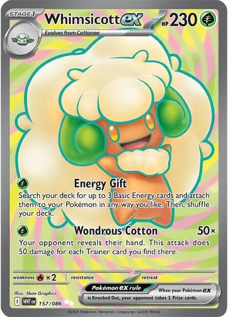 Whimsicott ex 157/086 from SV: White Flare