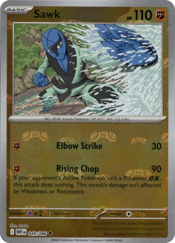 Sawk (Master Ball Pattern) 049/086 from SV: White Flare