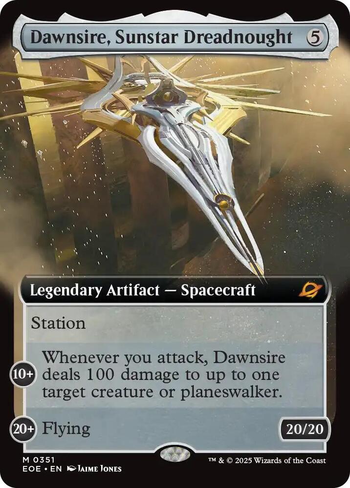 Dawnsire, Sunstar Dreadnought (Extended Art) - Edge of Eternities