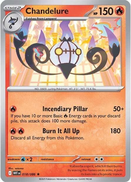 Chandelure 018/086 from SV: White Flare