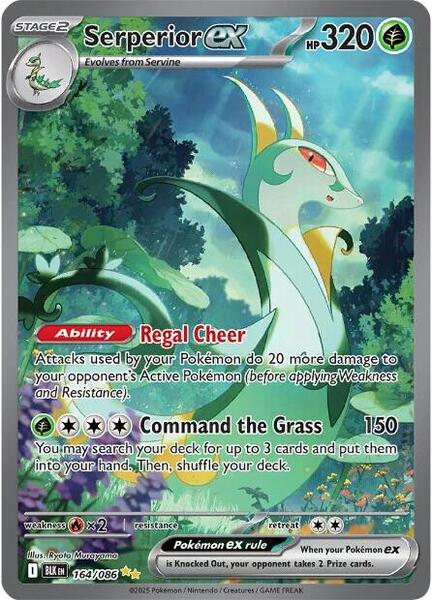 Serperior ex - SV: Black Bolt - pokemon