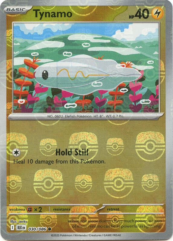 Tynamo (Master Ball Pattern) 030/086 from SV: Black Bolt