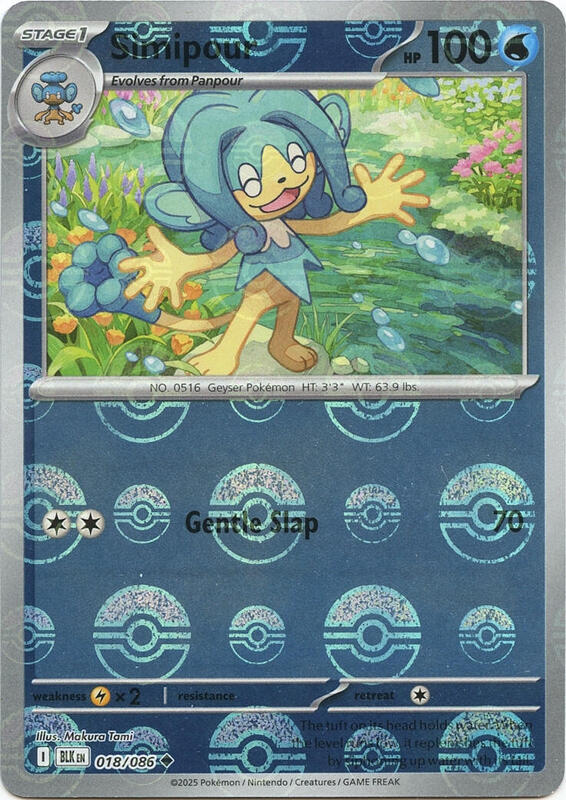 Simipour (Poke Ball Pattern) 018/086 from SV: Black Bolt