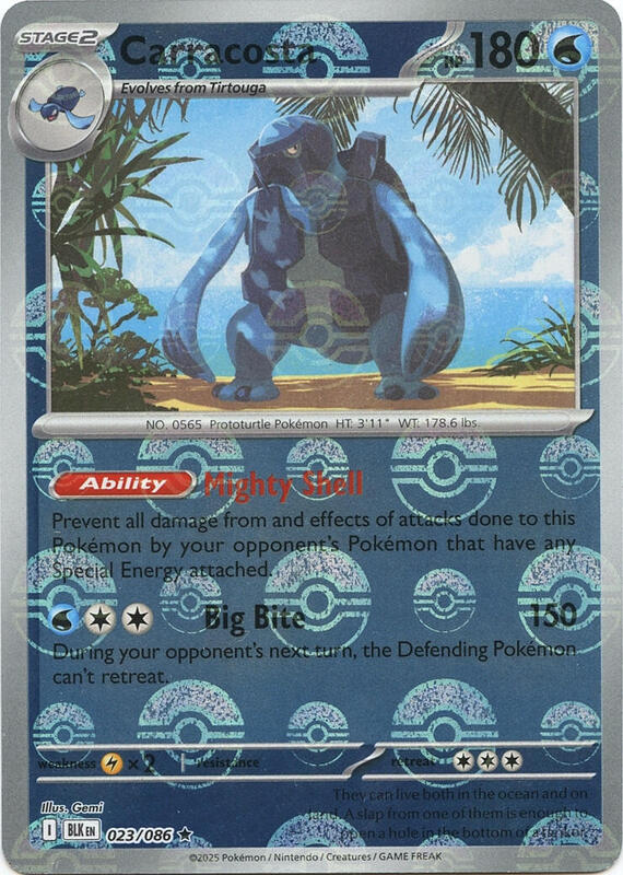 Carracosta (Poke Ball Pattern) 023/086 from SV: Black Bolt